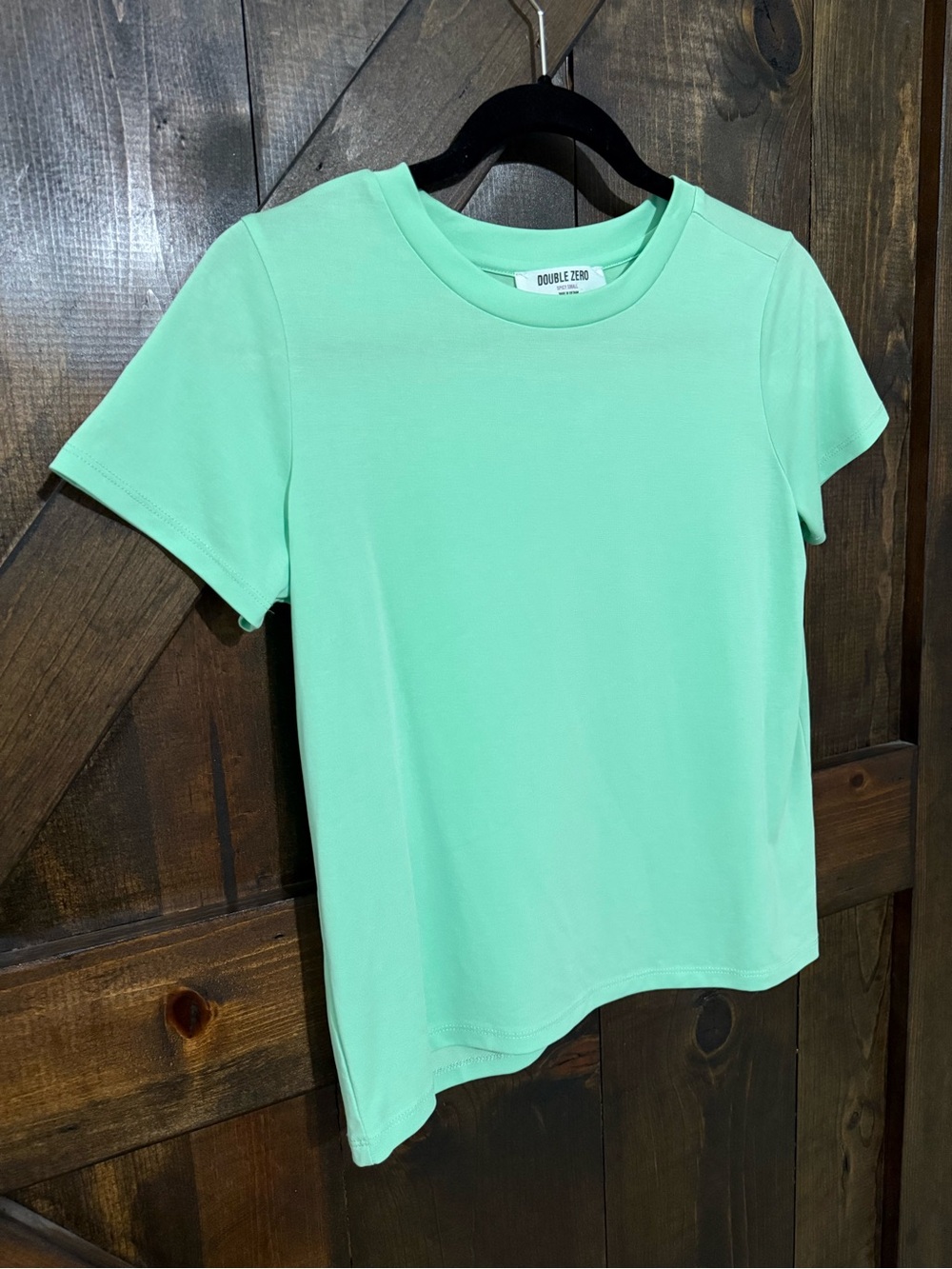 Double Zero Mint Crewneck Short Sleeve Tee